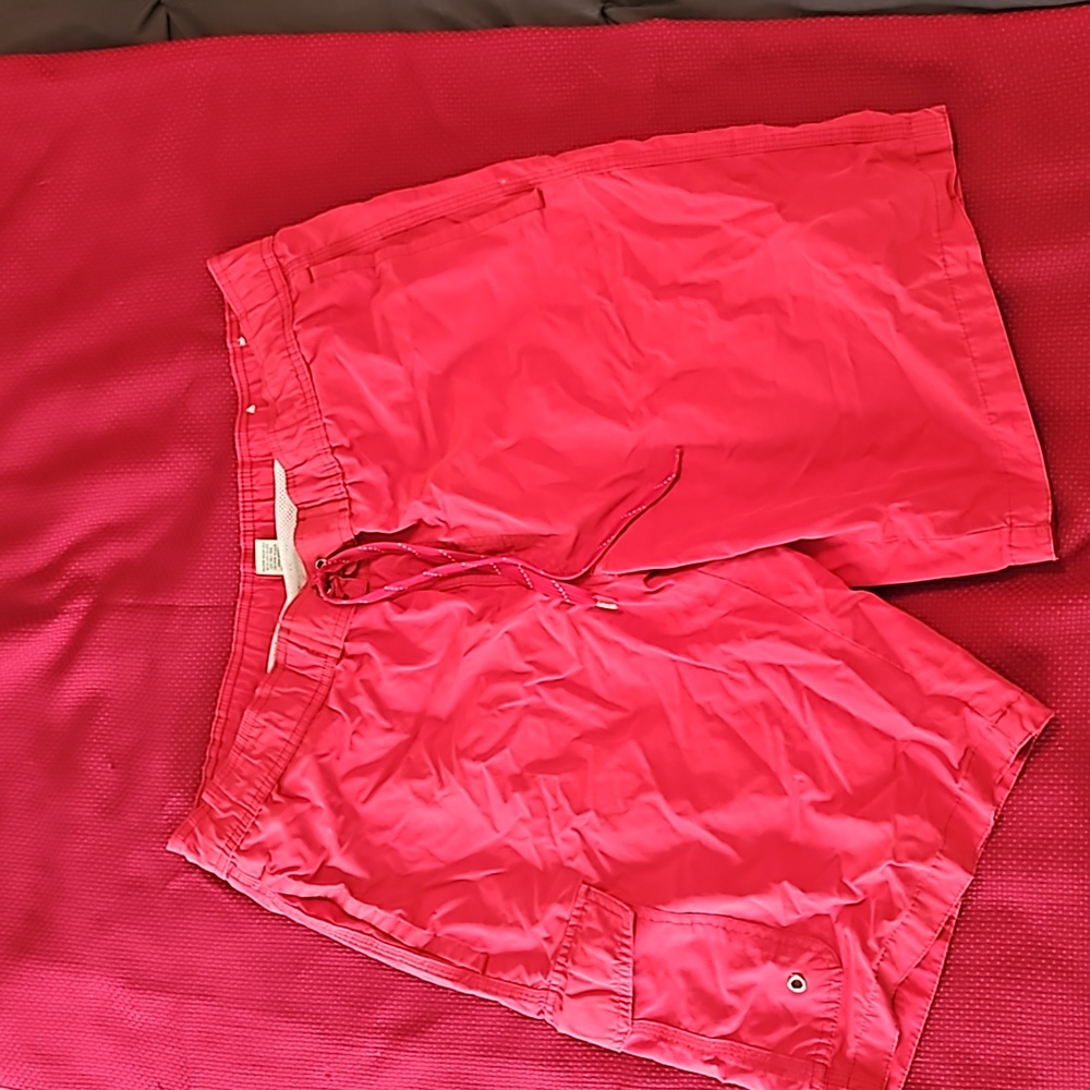 St. John's Bay Red swim shorts